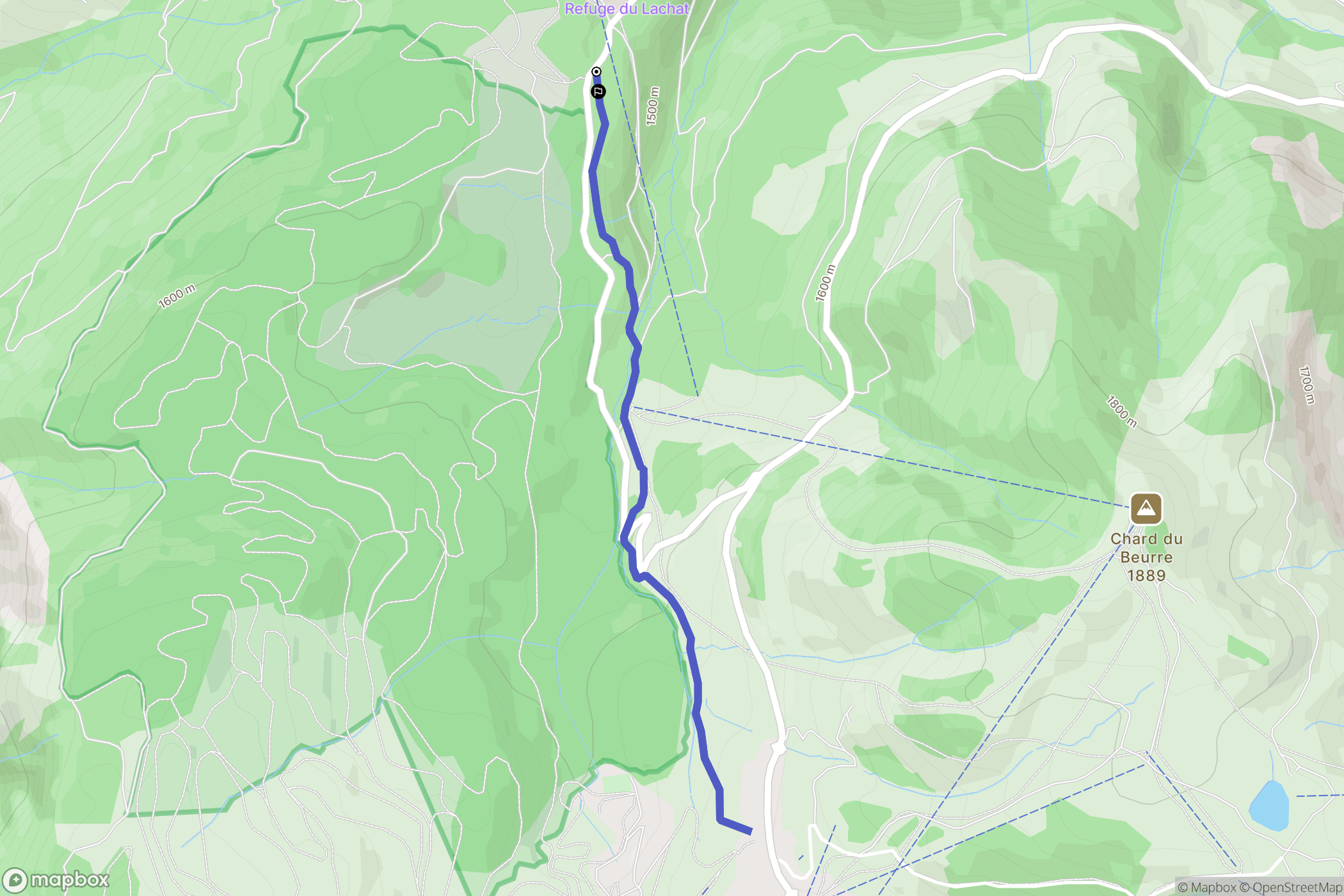 Crest-Voland: routekaart voor buitenactiviteiten - France