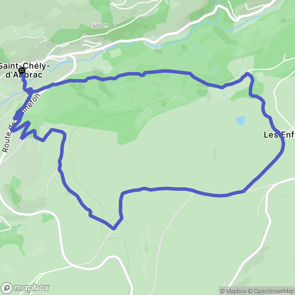 Saint-Chély-d'Aubrac: routekaart voor buitenactiviteiten - France