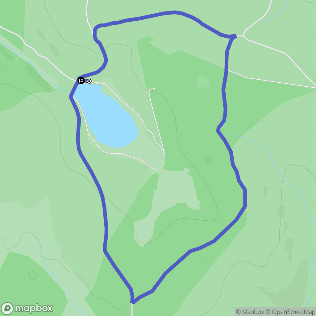Saint-Étienne-du-Valdonnez : carte du parcours de randonnée - France