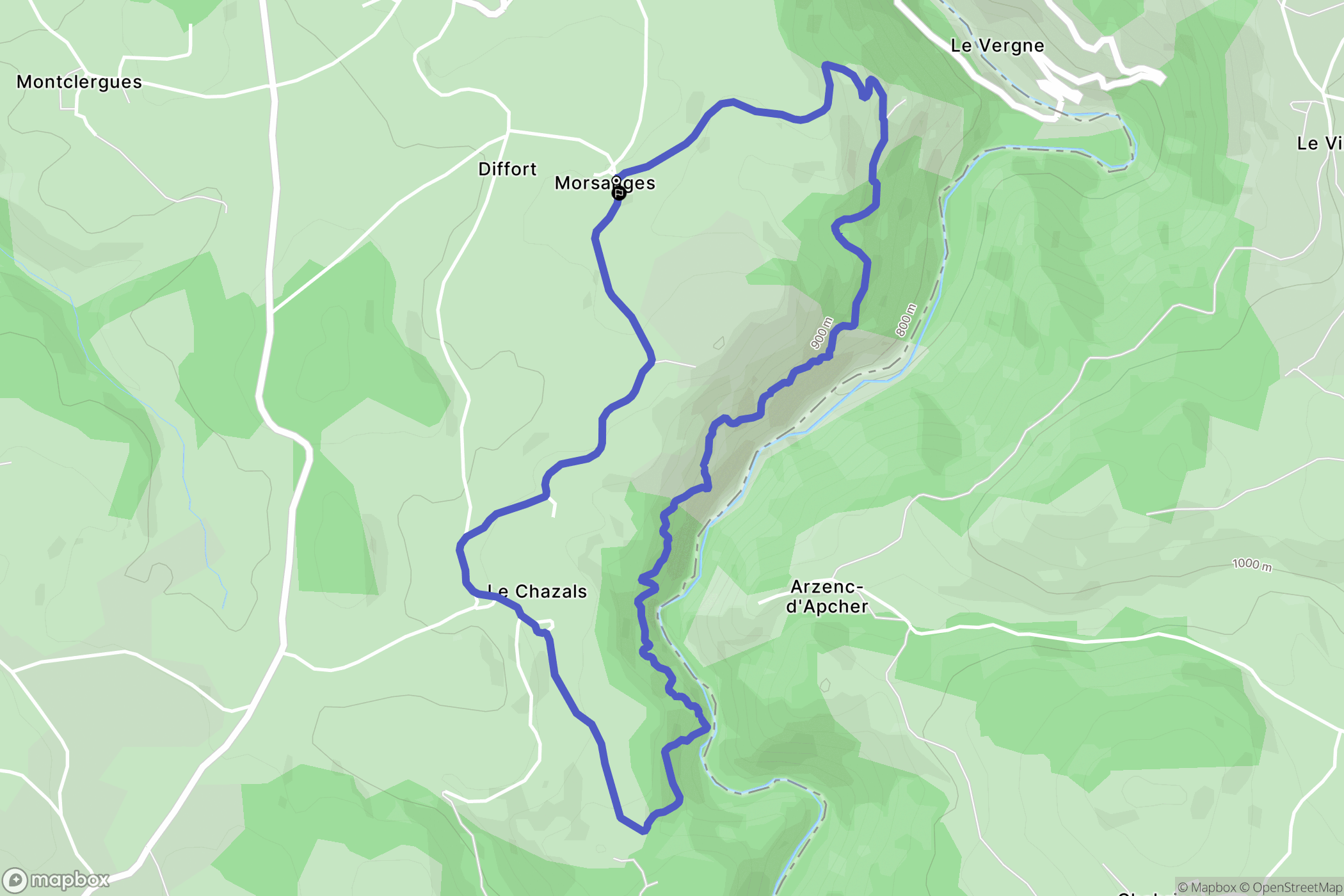 Maurines: routekaart voor buitenactiviteiten - France