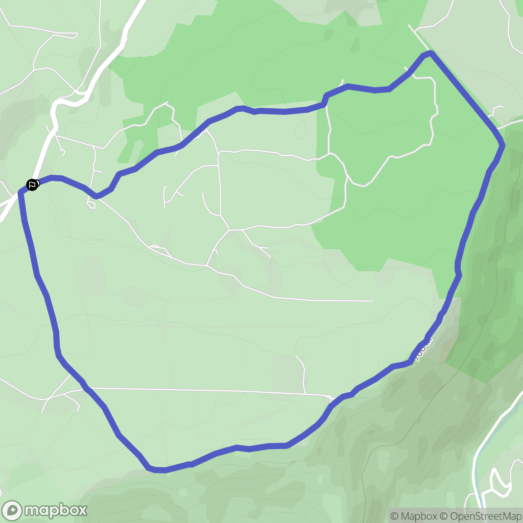 Saint-Félix-de-Sorgues : carte du parcours de randonnée - France