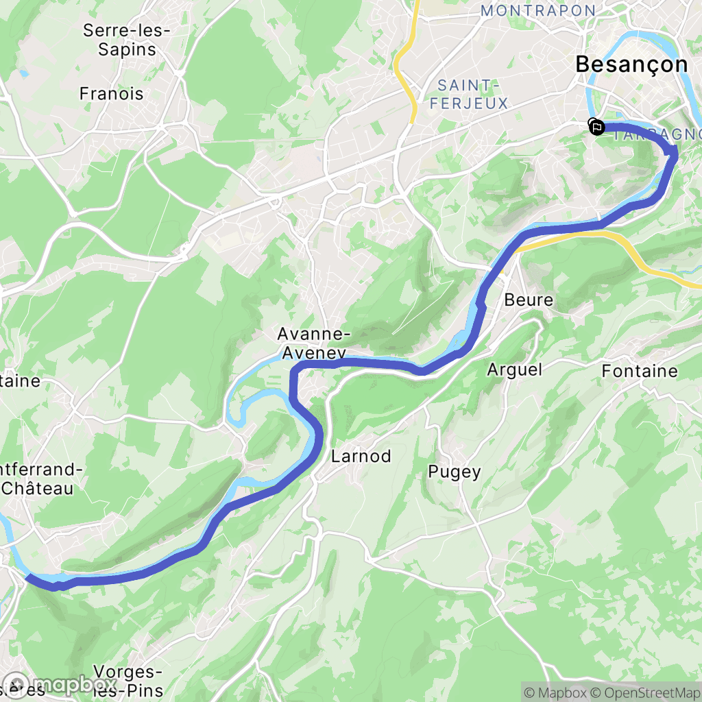 Besançon: routekaart voor buitenactiviteiten - France