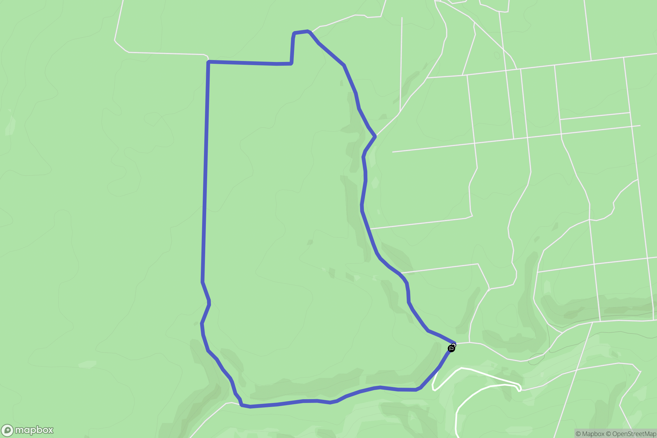 Francheville : carte du parcours de randonnée - France