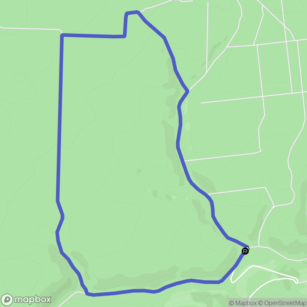 Francheville : carte du parcours de randonnée - France