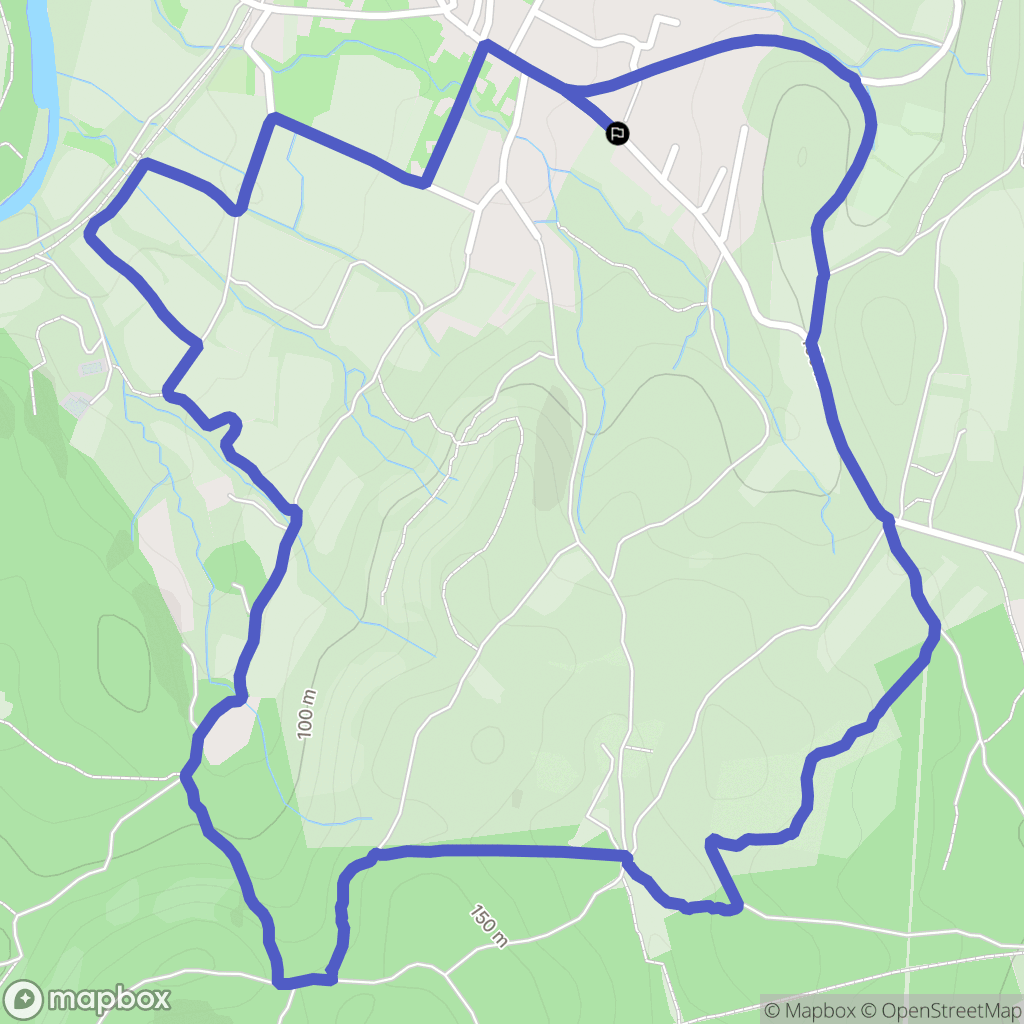 Vic-le-Fesq : carte du parcours de randonnée - France