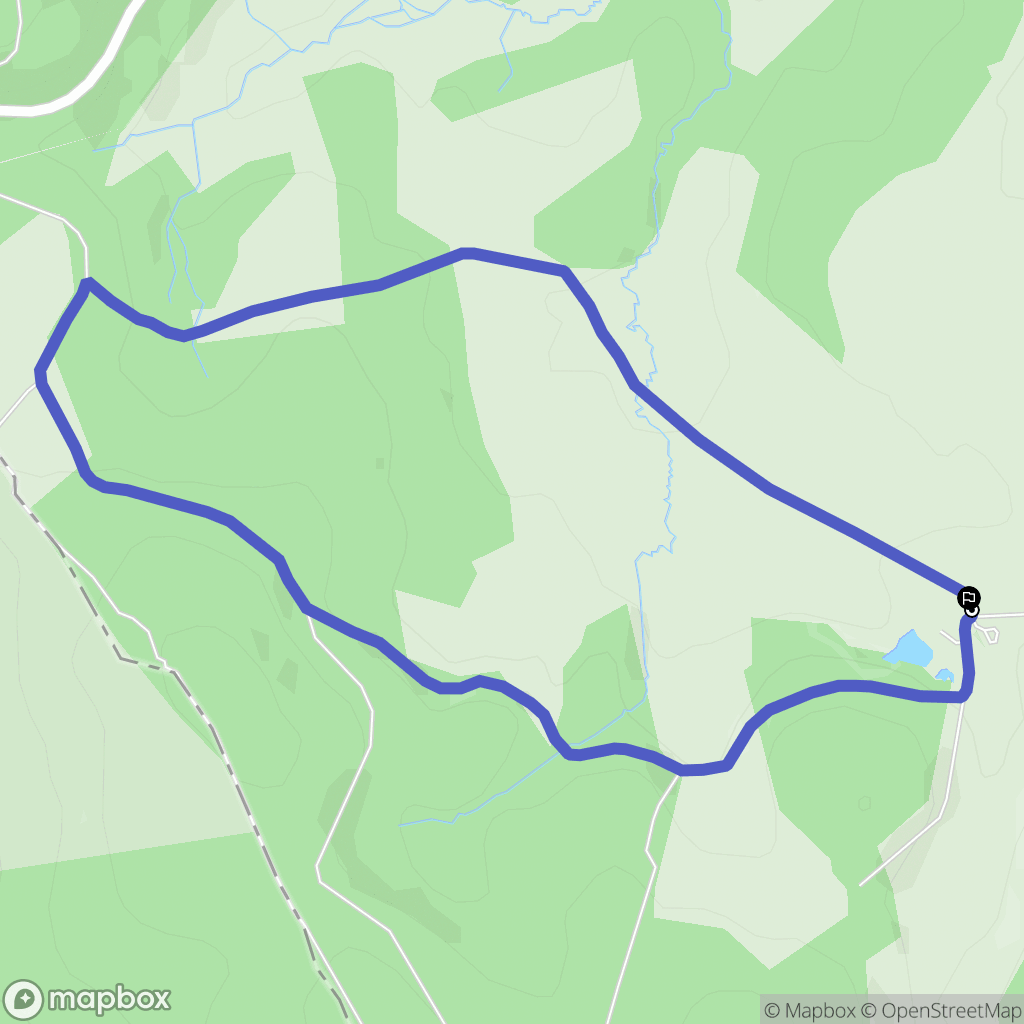 Chanaleilles : carte du parcours de randonnée - France