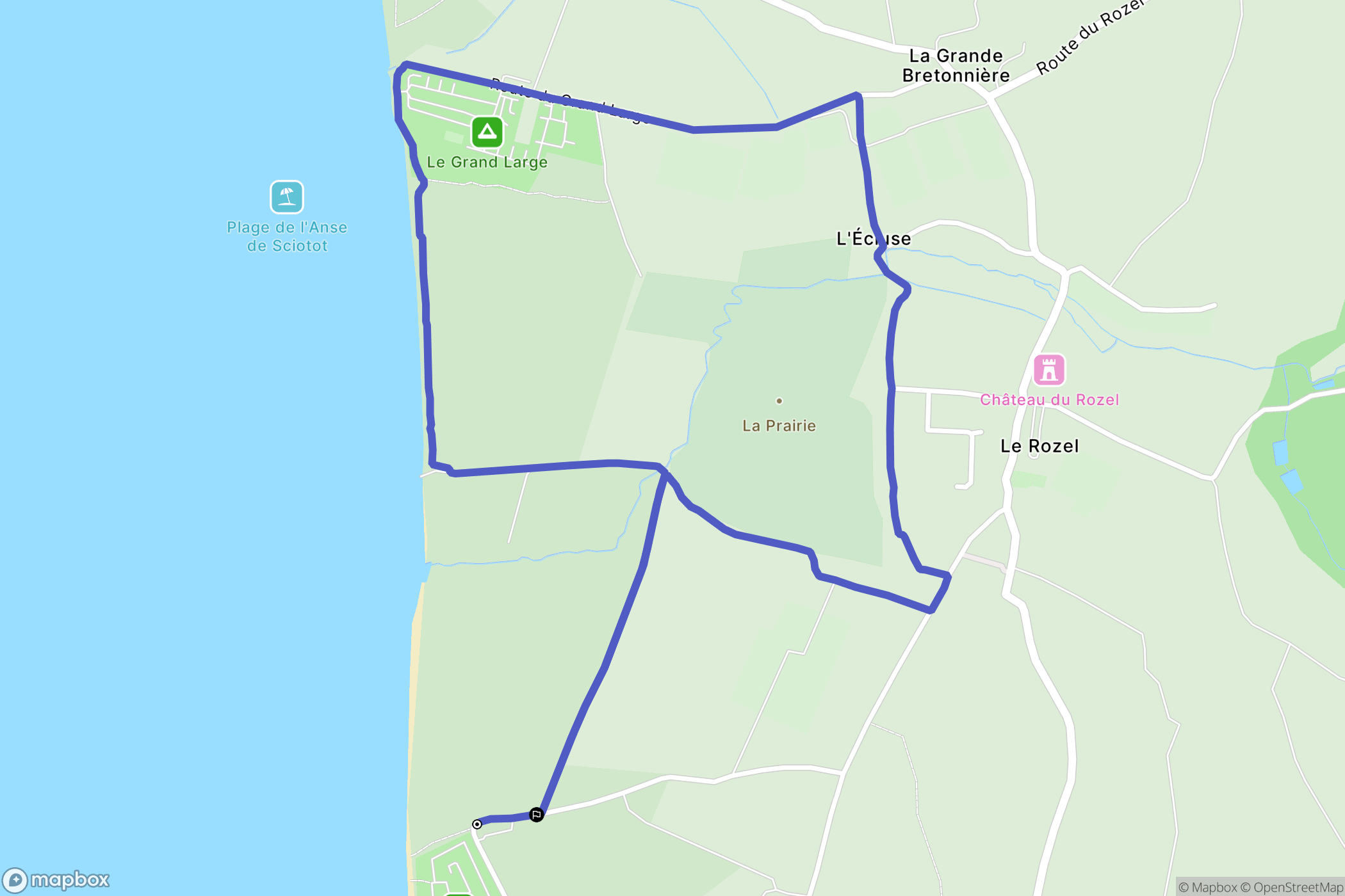 Le Rozel: routekaart voor buitenactiviteiten - France