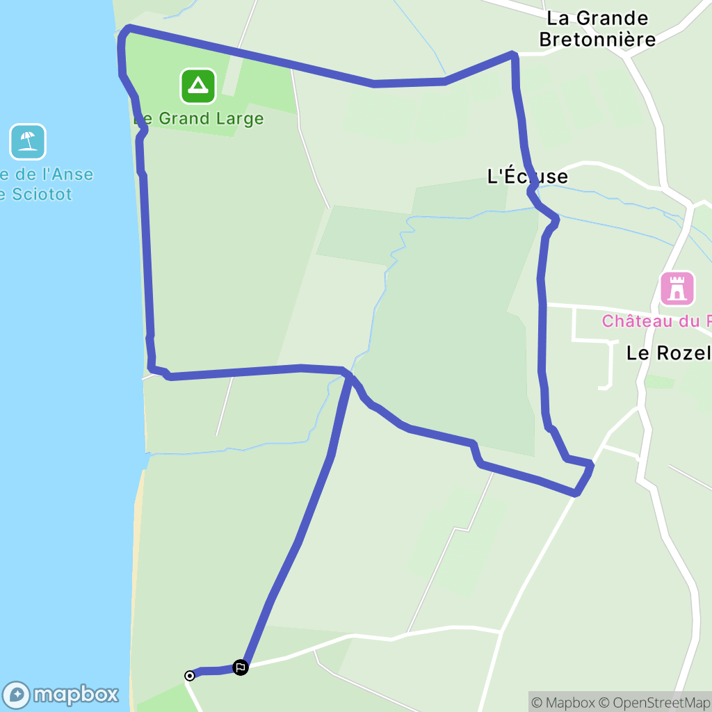 Le Rozel: routekaart voor buitenactiviteiten - France