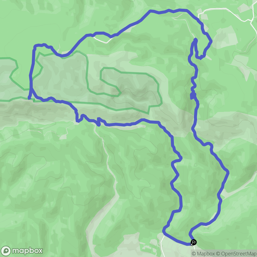 Lauris : carte du parcours de randonnée - France