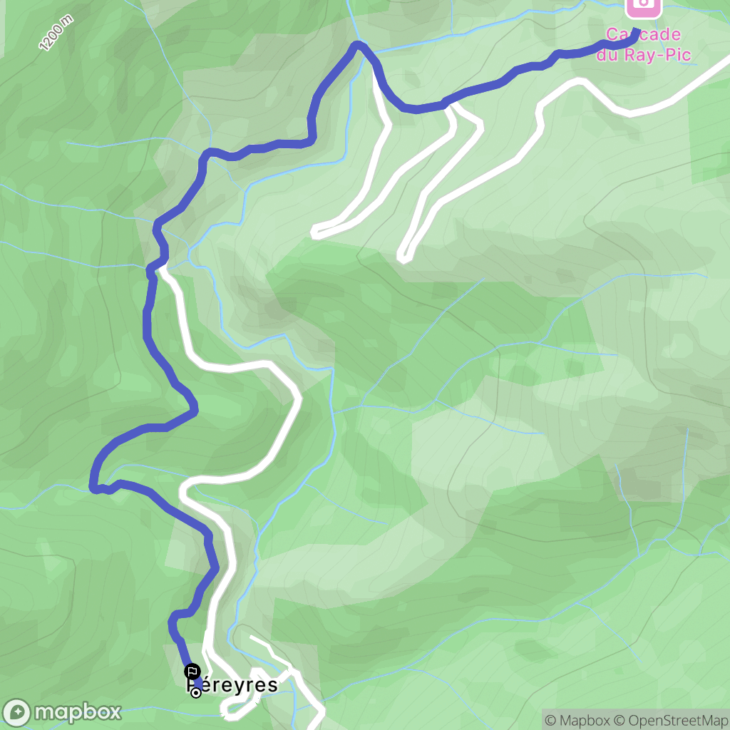 Péreyres: routekaart voor buitenactiviteiten - France