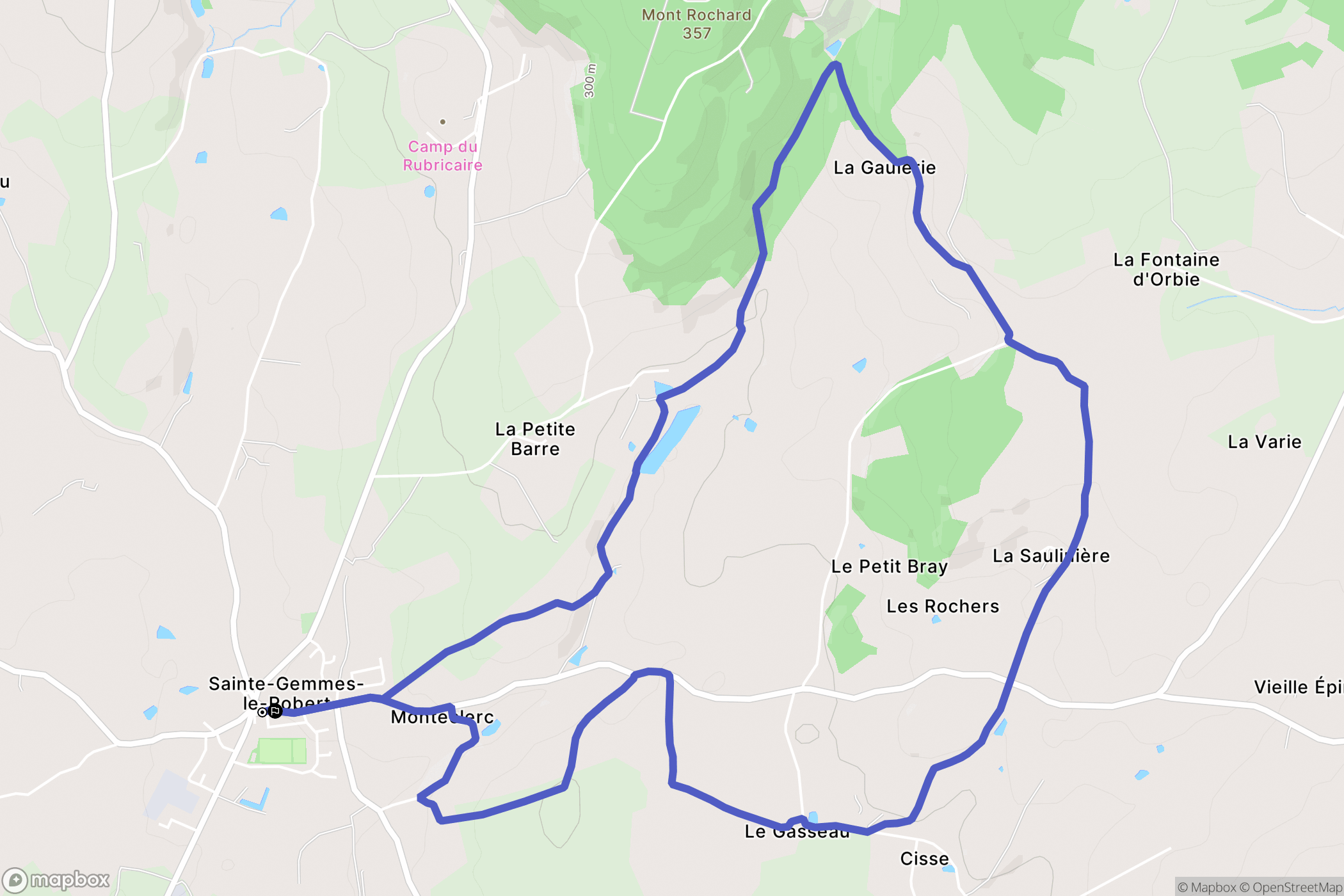 Sainte-Gemmes: routekaart voor buitenactiviteiten - France