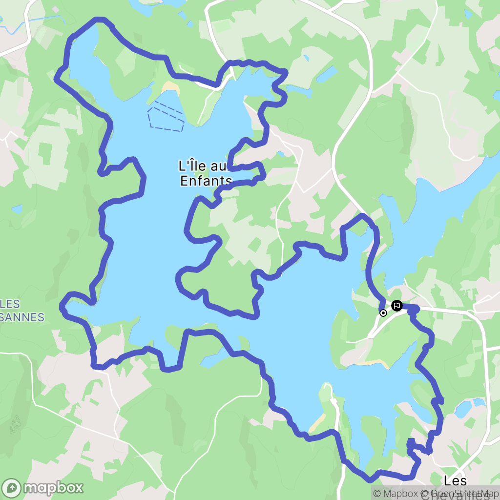 Razès : carte du parcours de randonnée - France