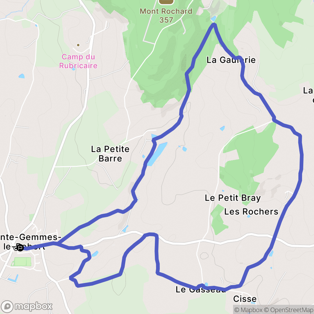 Sainte-Gemmes: routekaart voor buitenactiviteiten - France