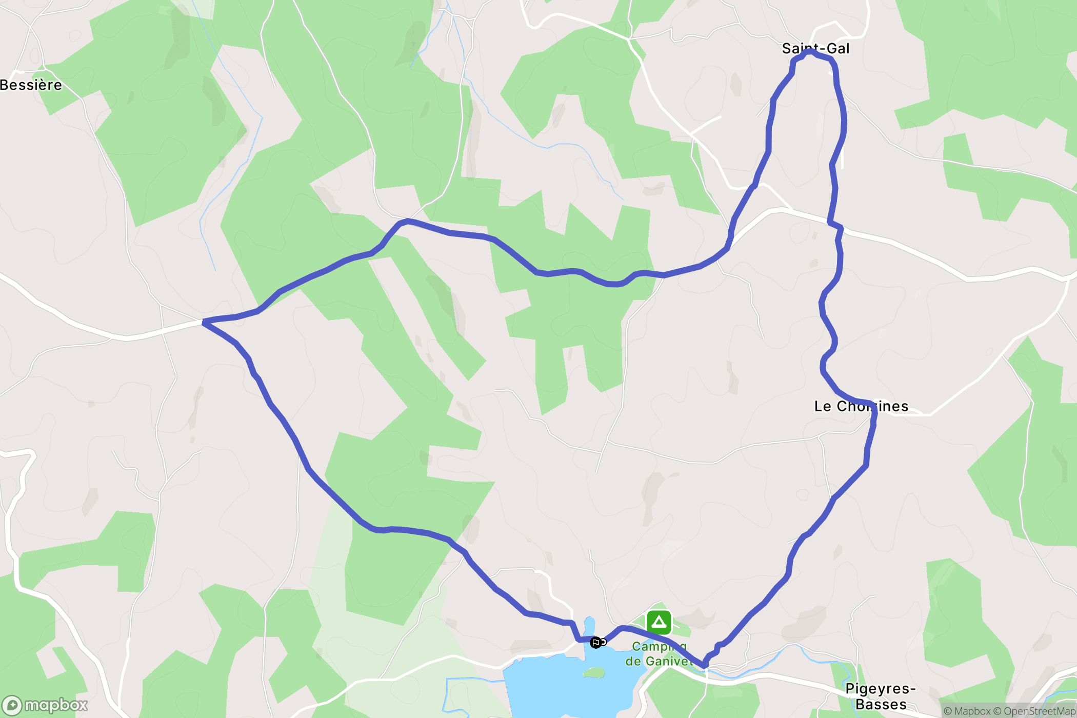 Lachamp-Ribennes: routekaart voor buitenactiviteiten - France