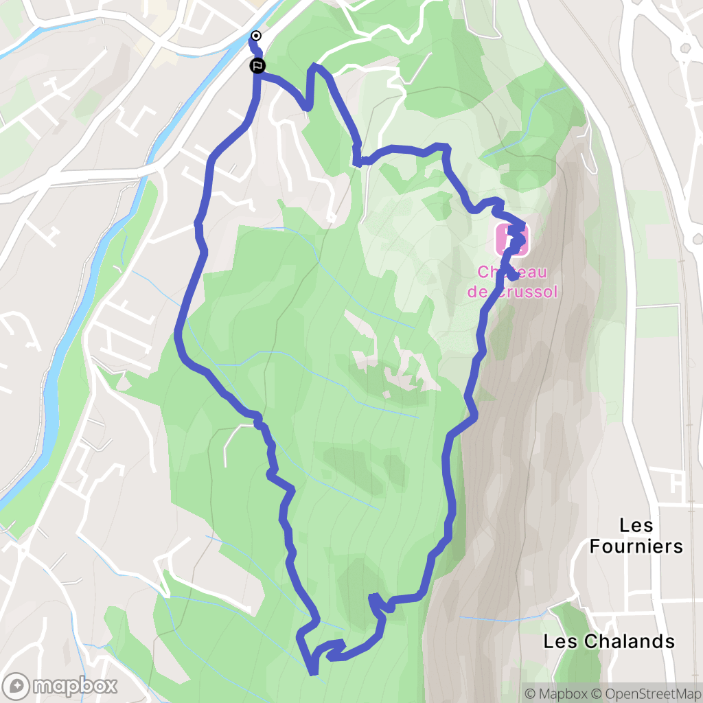 Saint-Péray: routekaart voor buitenactiviteiten - France