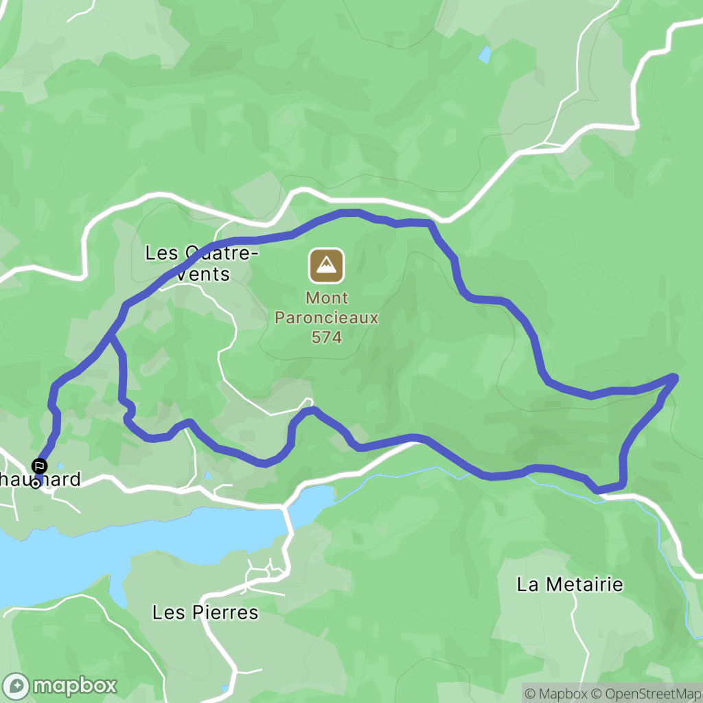 Chaumard: routekaart voor buitenactiviteiten - France