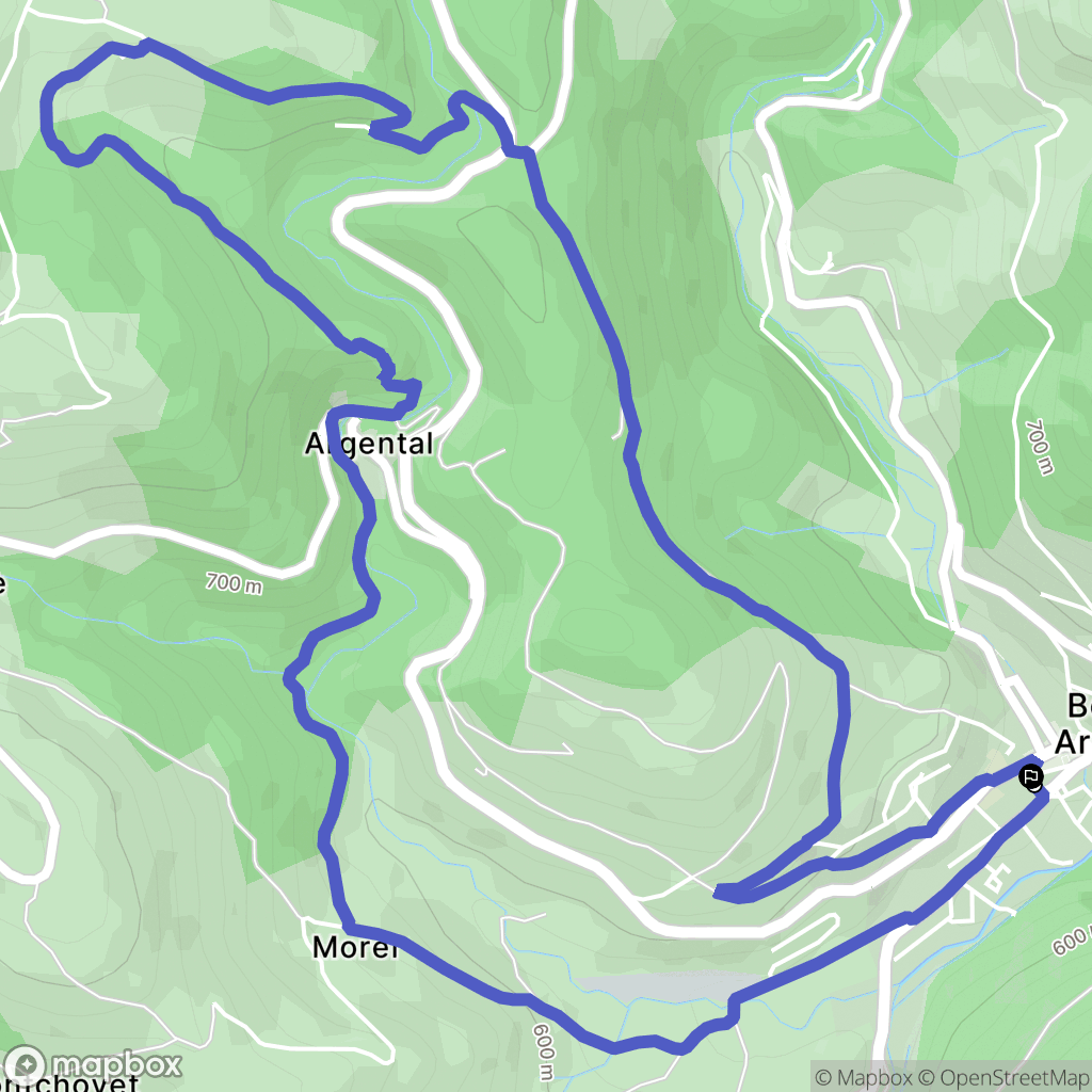 Bourg-Argental: routekaart voor buitenactiviteiten - France