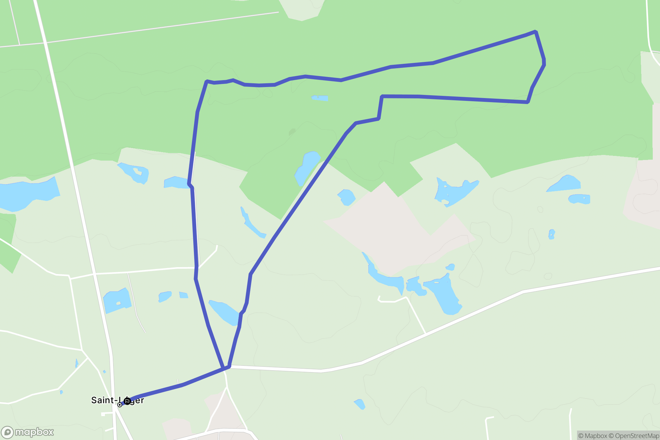 Saint-Léger: routekaart voor buitenactiviteiten - France
