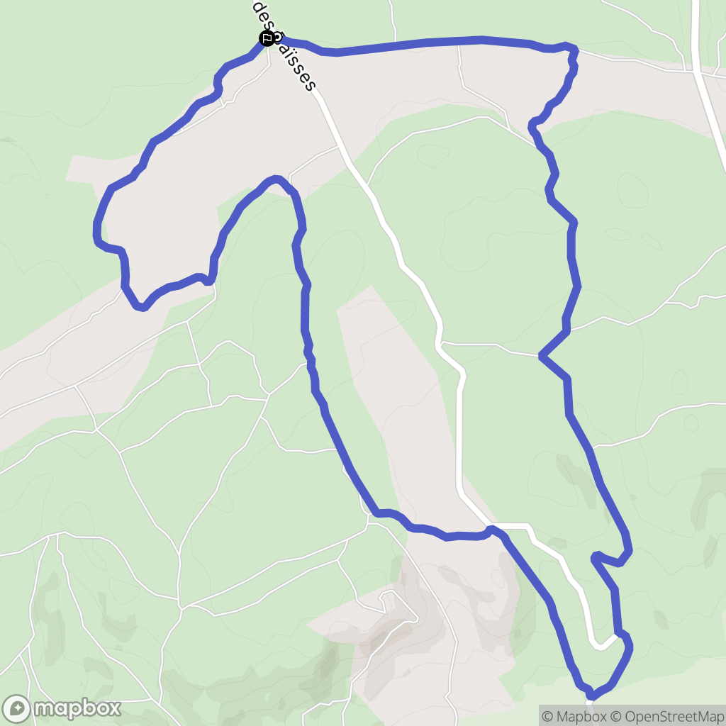 Lançon-Provence : carte du parcours de randonnée - France