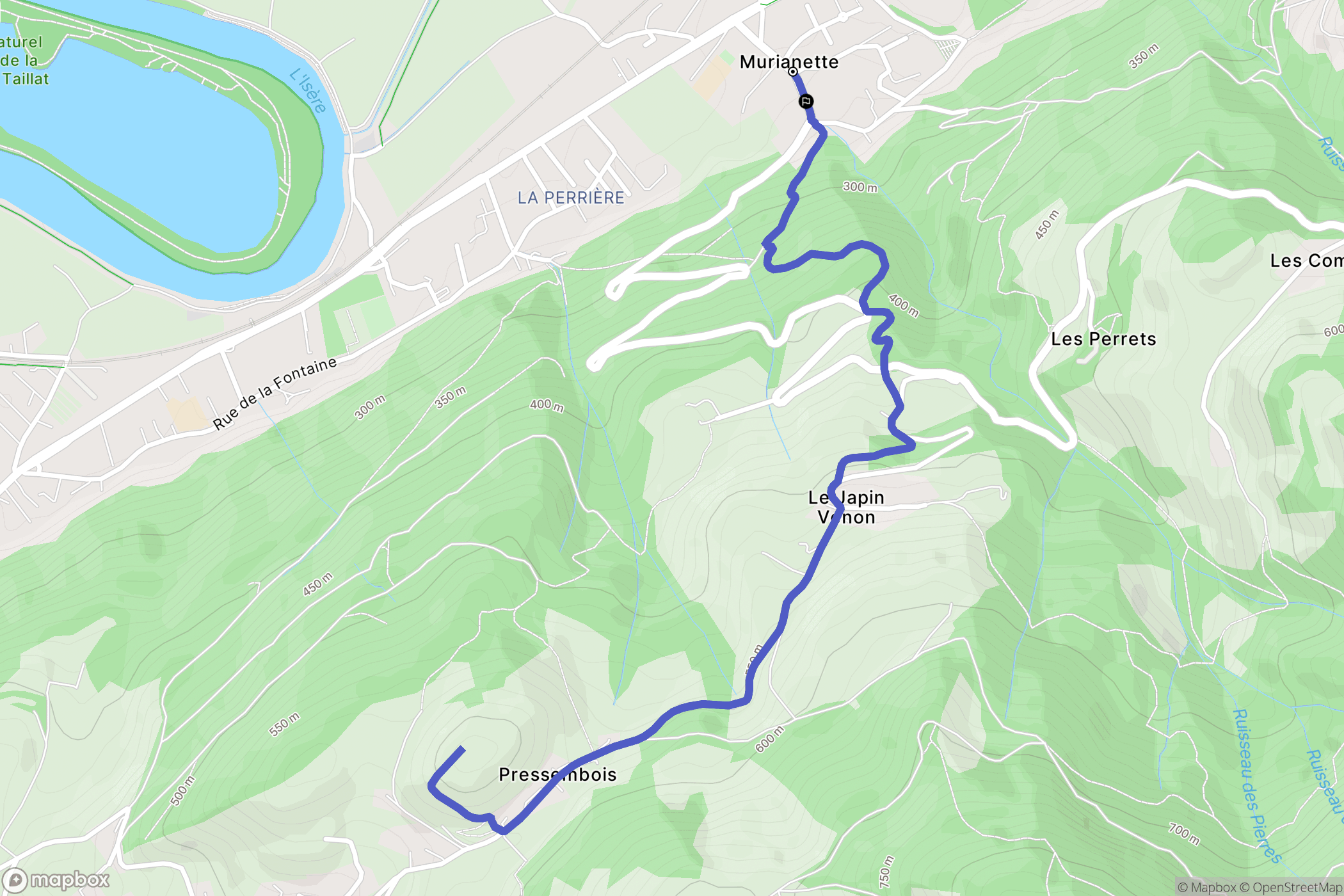 Murianette: routekaart voor buitenactiviteiten - France