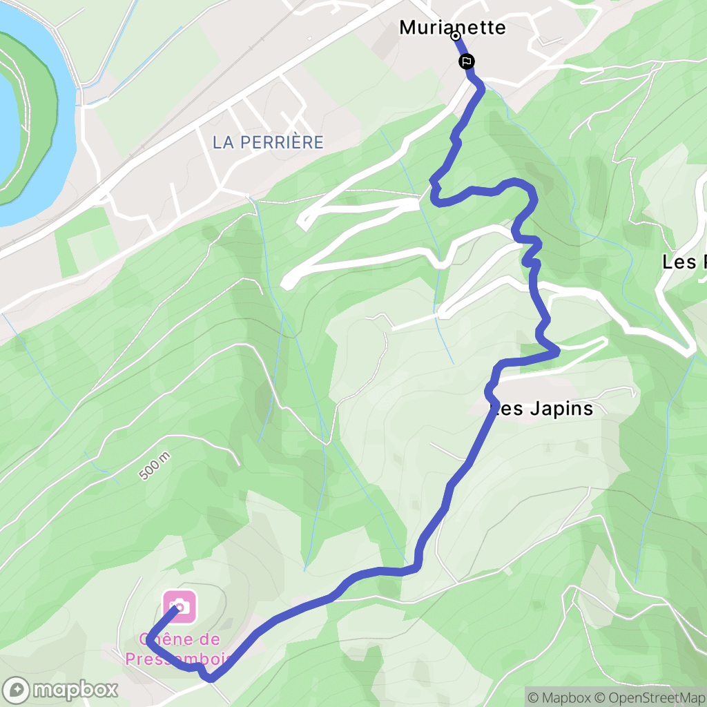 Murianette: routekaart voor buitenactiviteiten - France