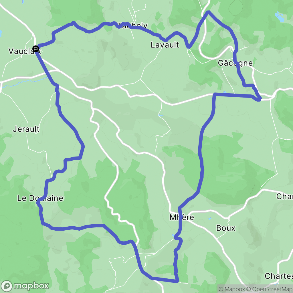 Vauclaix: routekaart voor buitenactiviteiten - France