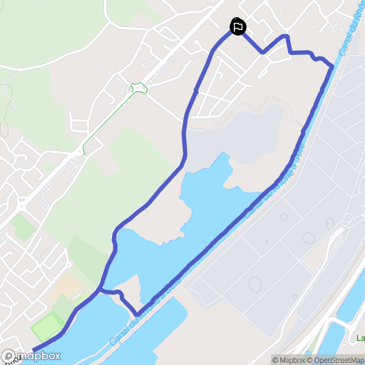 Frontignan : carte du parcours de randonnée - France