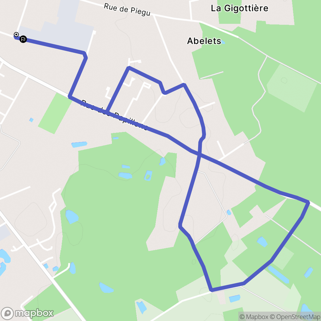 Romorantin-Lanthenay : carte du parcours de randonnée - France