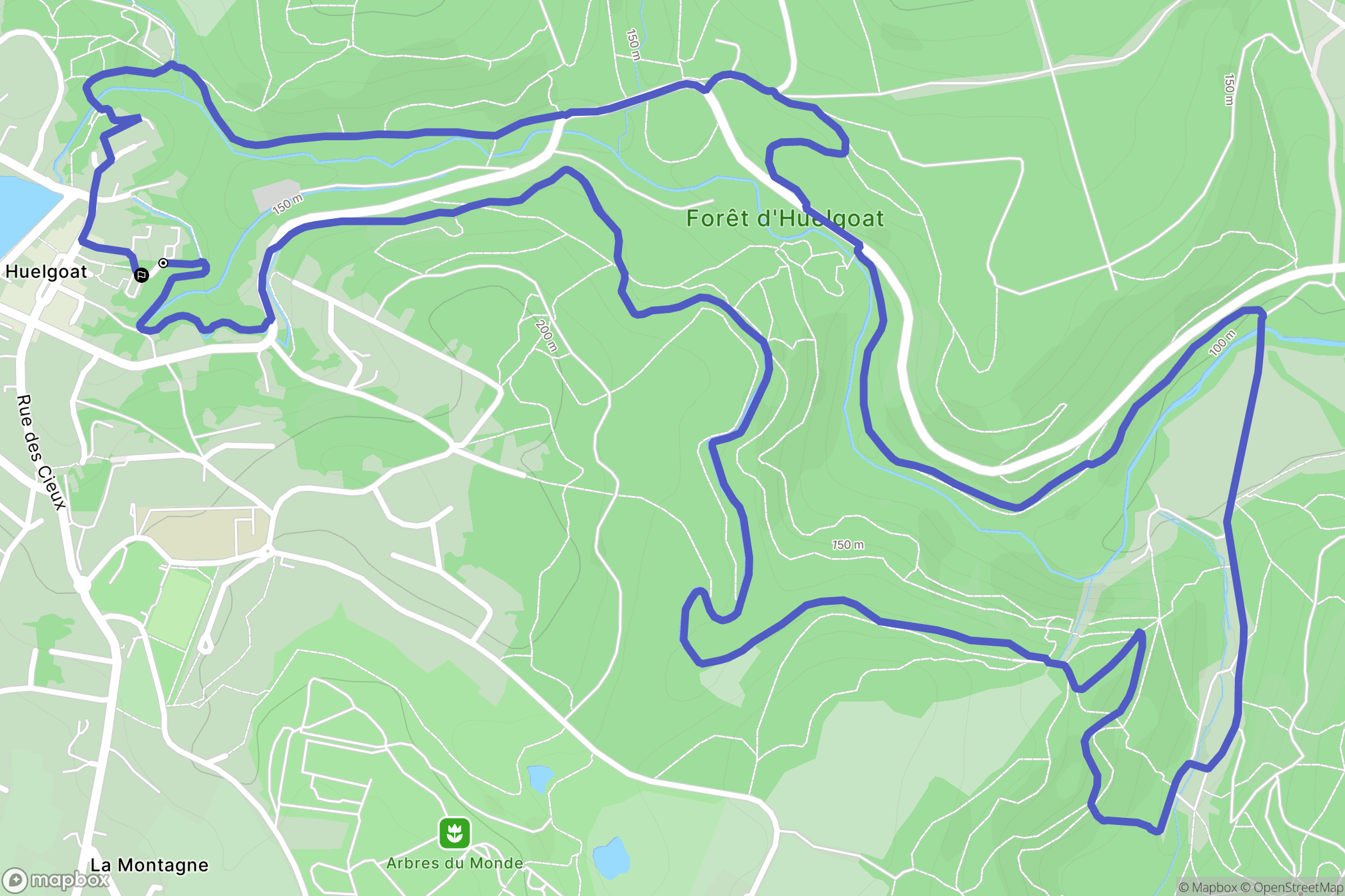 Huelgoat: routekaart voor buitenactiviteiten - France
