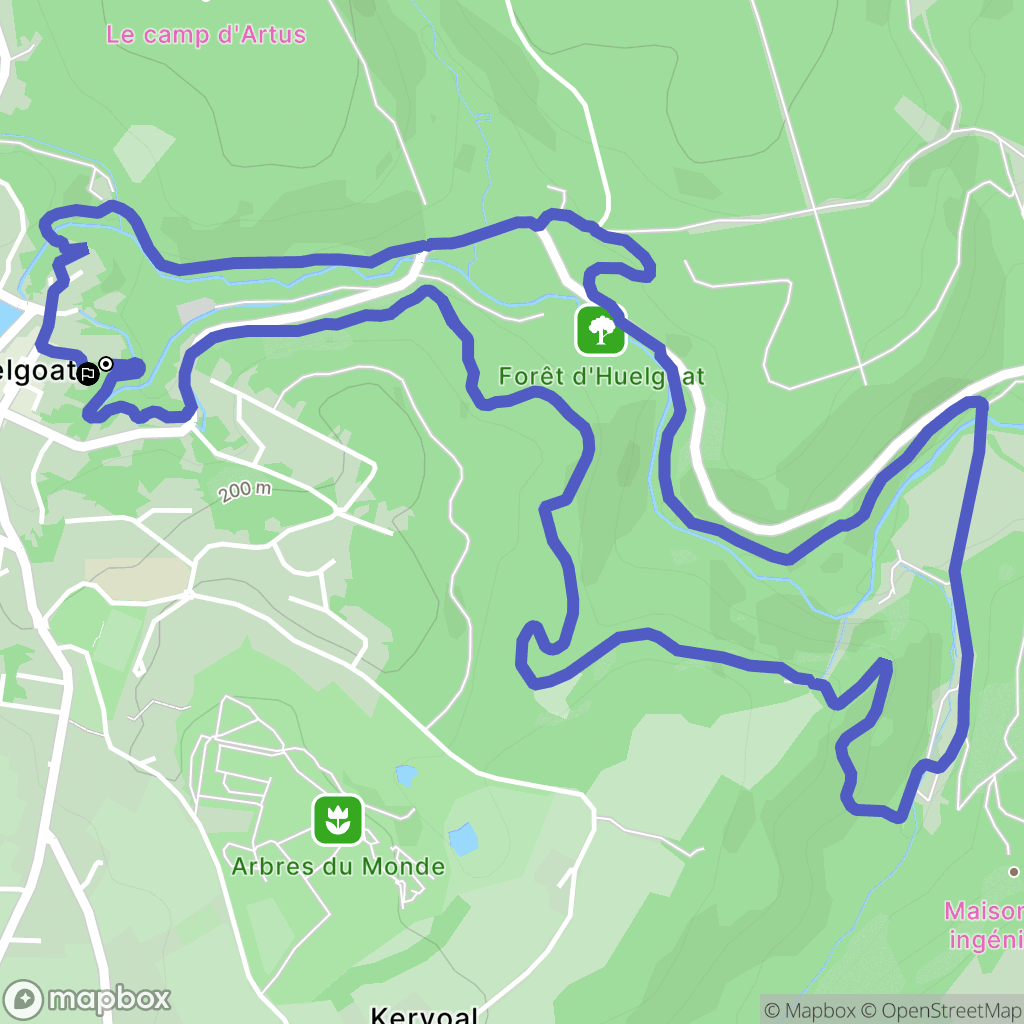 Huelgoat: routekaart voor buitenactiviteiten - France