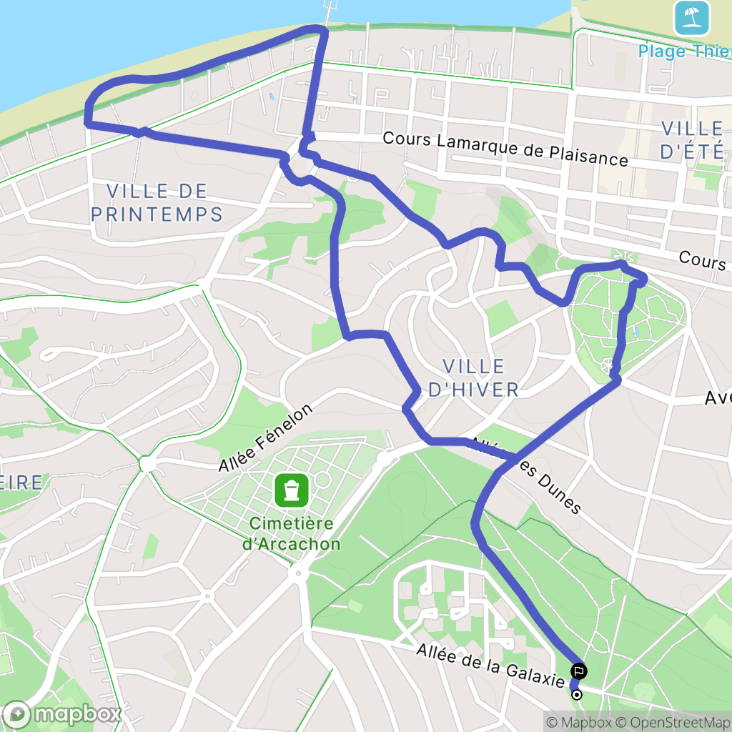 Arcachon: routekaart voor buitenactiviteiten - France