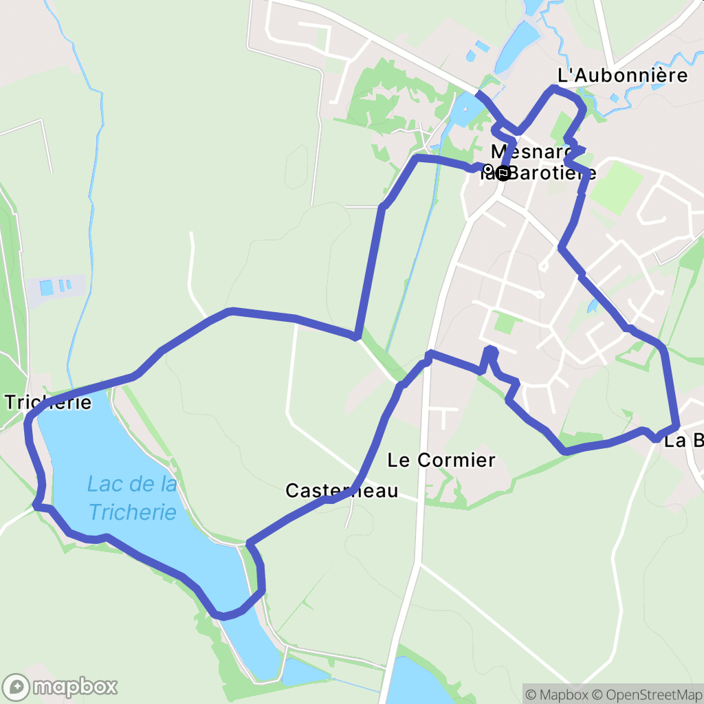 Mesnard-la-Barotière: routekaart voor buitenactiviteiten - France