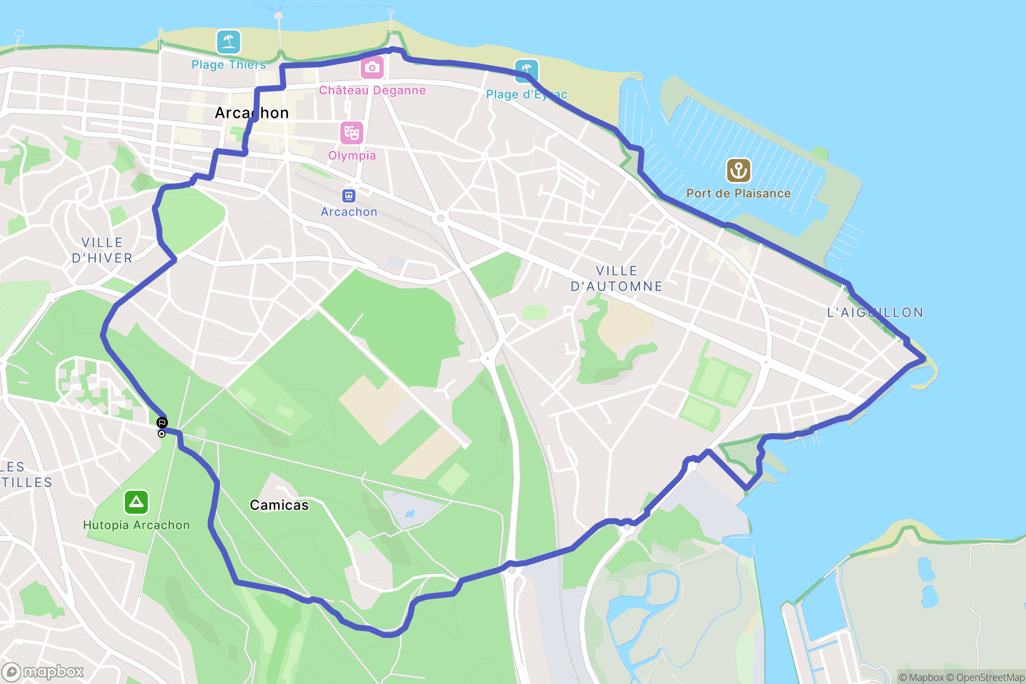 Arcachon: routekaart voor buitenactiviteiten - France