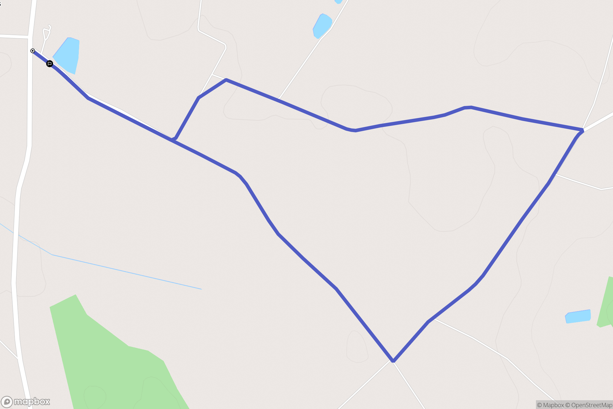 Rouvres-les-Bois : carte du parcours de randonnée - France