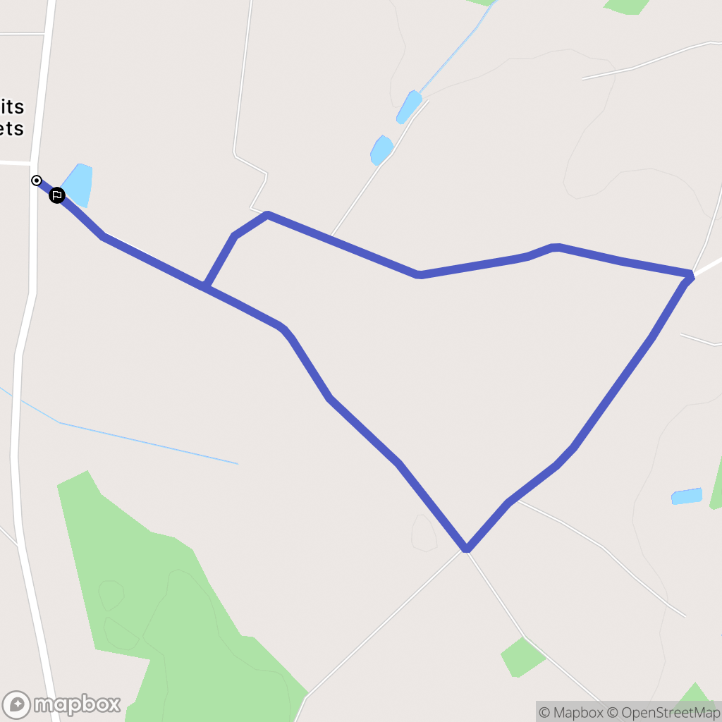 Rouvres-les-Bois : carte du parcours de randonnée - France