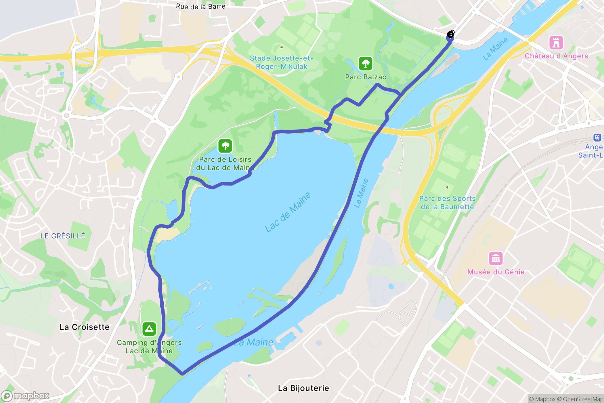 Angers: routekaart voor buitenactiviteiten - France