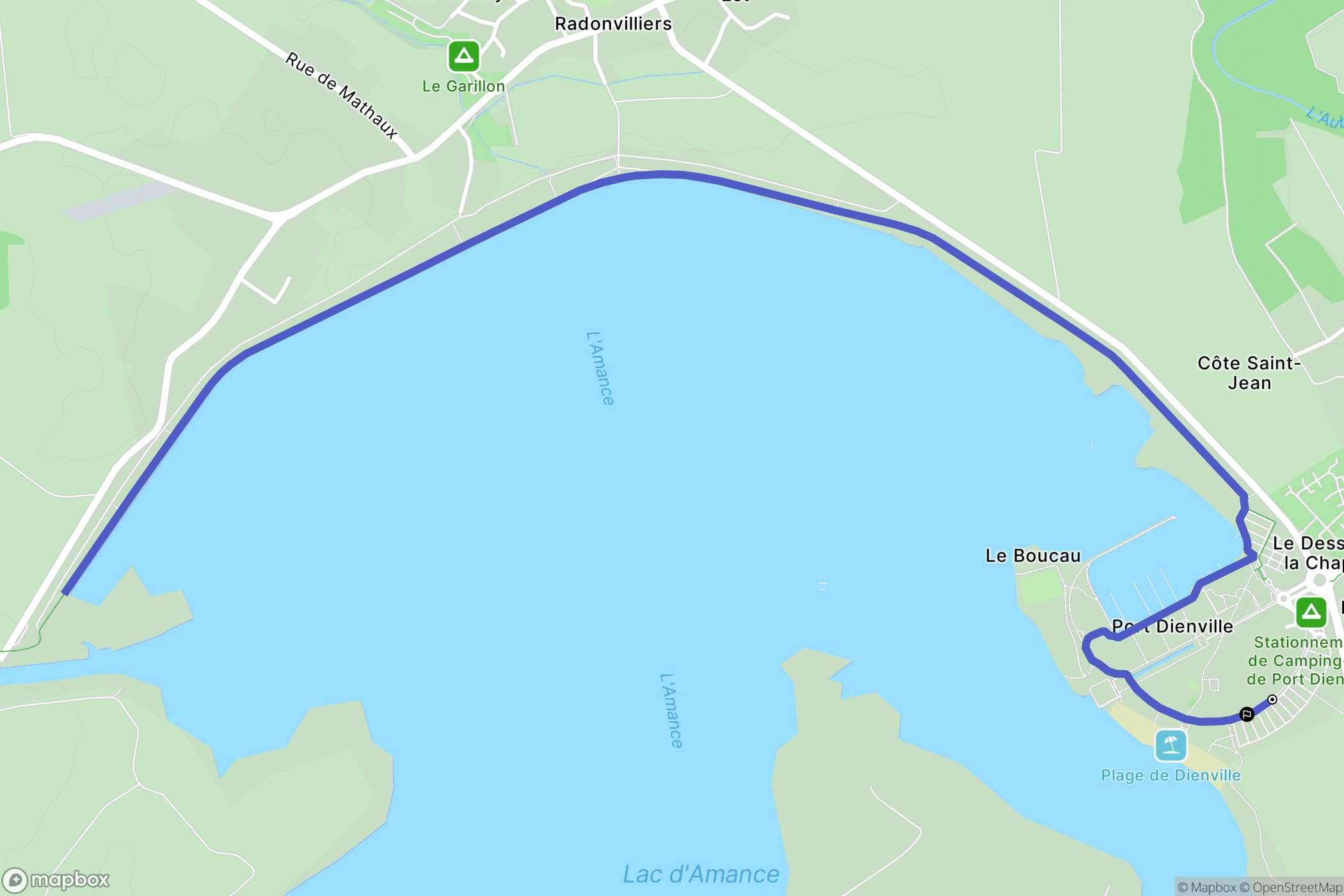 Dienville: routekaart voor buitenactiviteiten - France