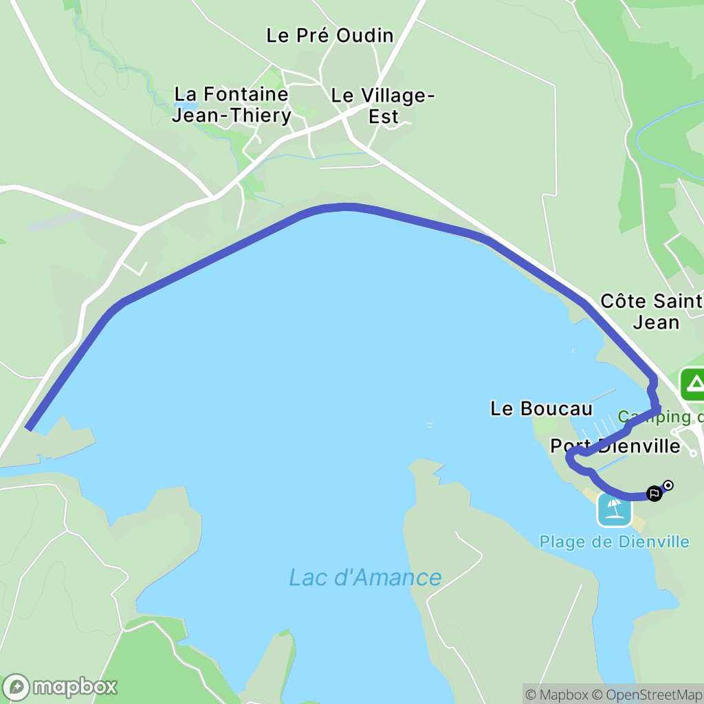 Dienville: routekaart voor buitenactiviteiten - France