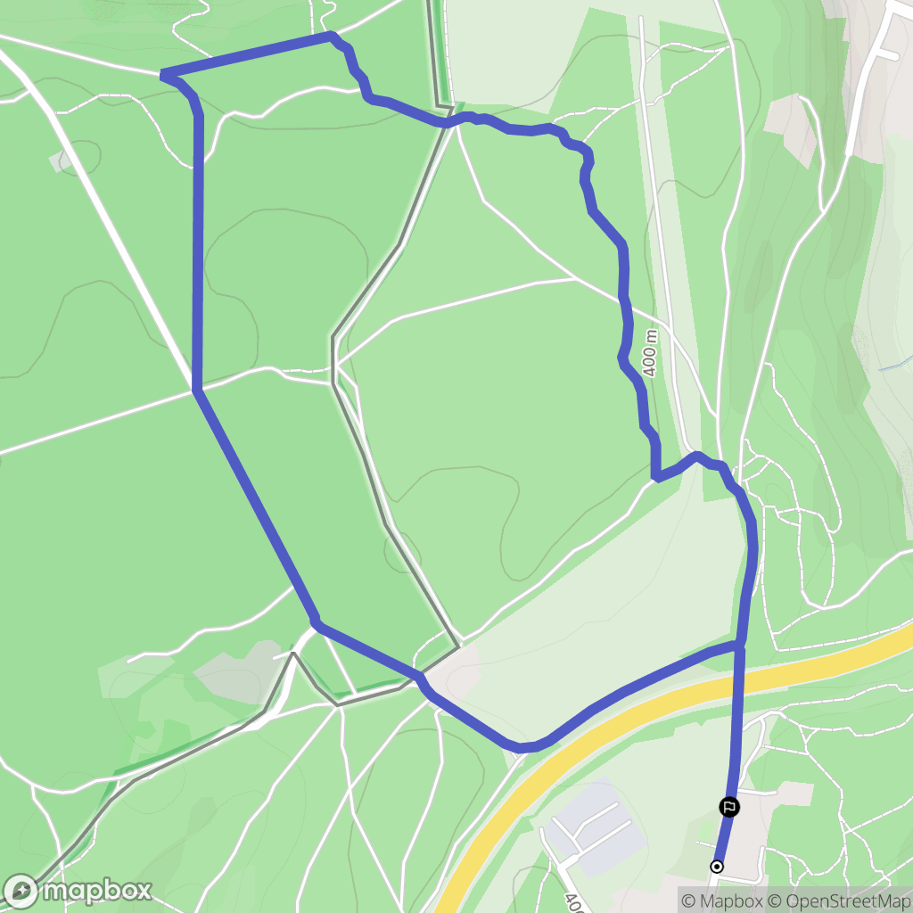 Mont-Saint-Martin : carte du parcours de randonnée - France
