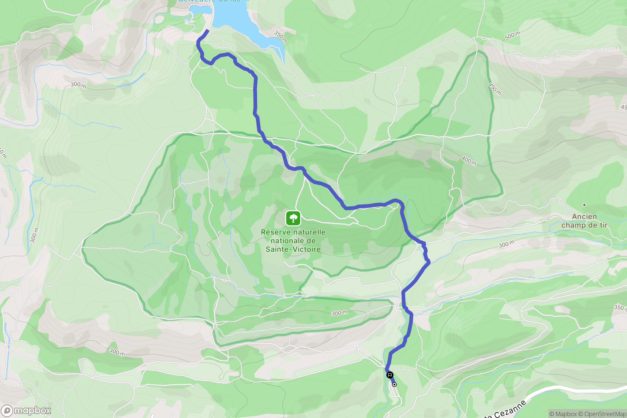 Beaurecueil: routekaart voor buitenactiviteiten - France