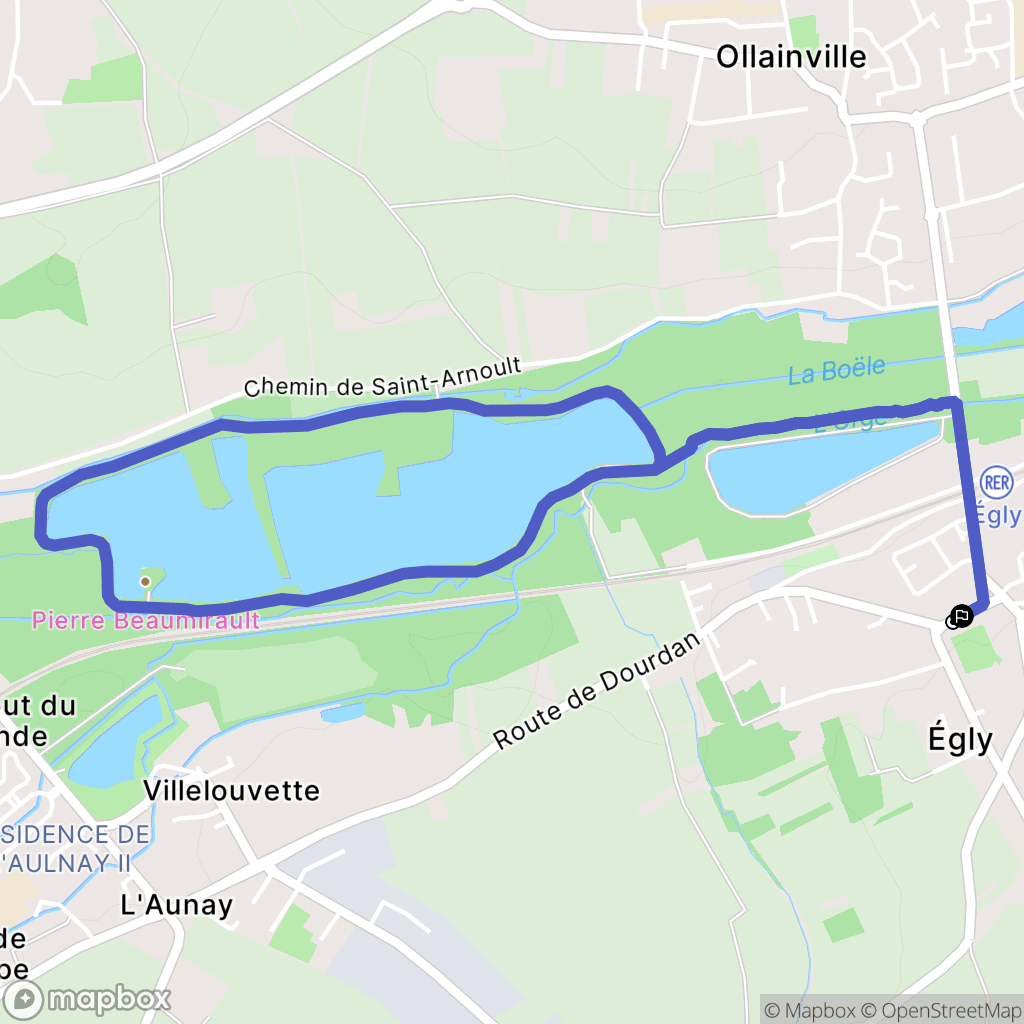 Égly: routekaart voor buitenactiviteiten - France