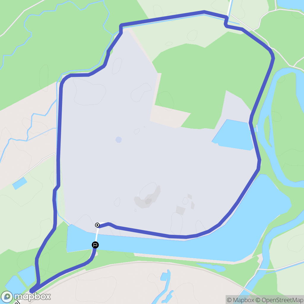 Nogent-sur-Seine : carte du parcours de randonnée - France