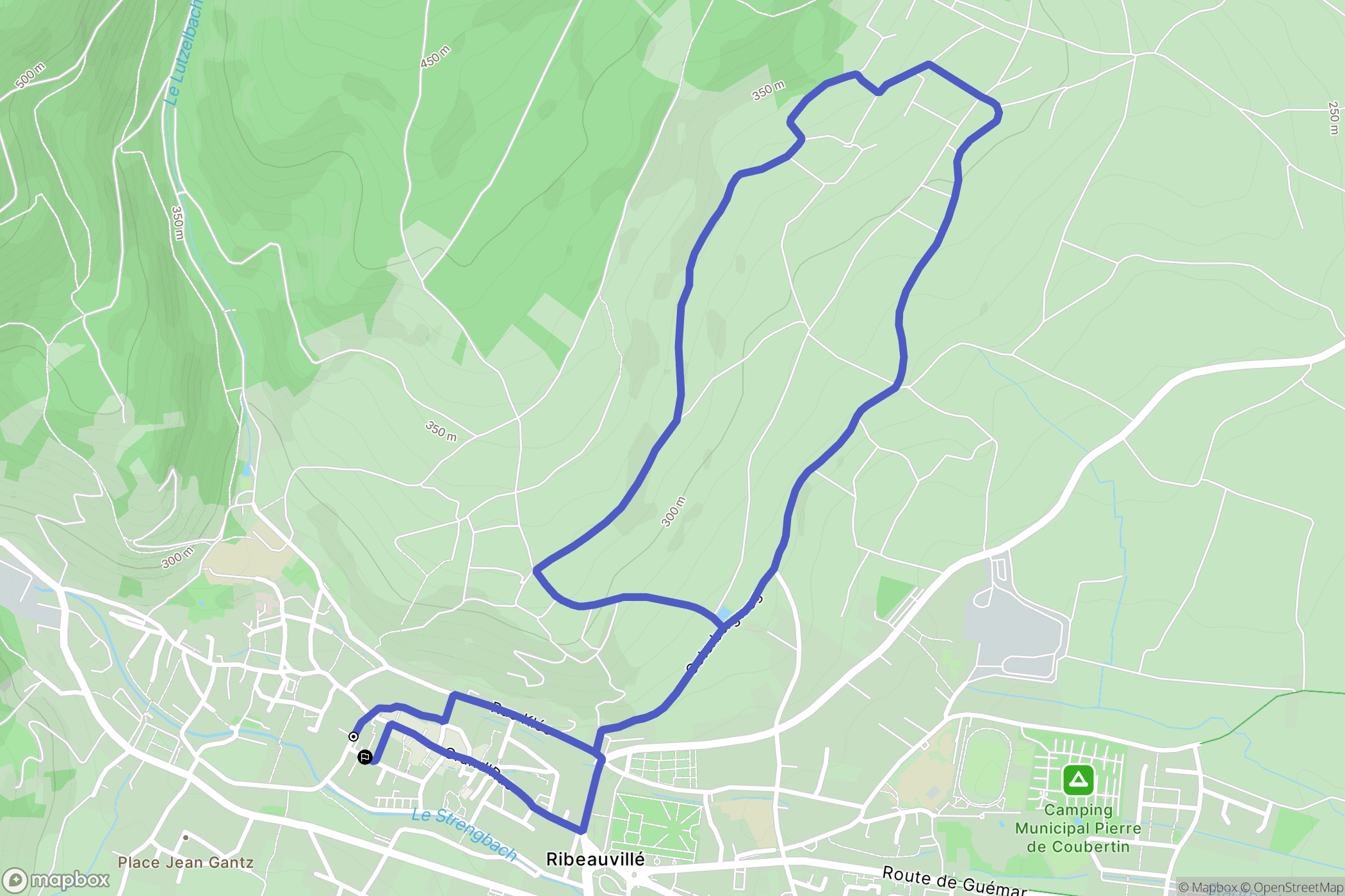 Ribeauvillé: routekaart voor buitenactiviteiten - France