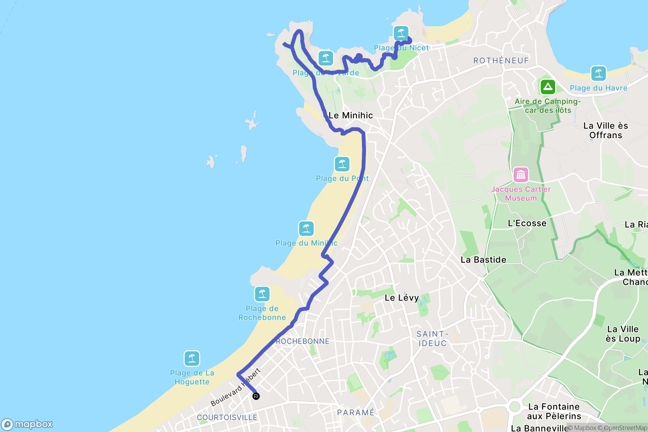 Saint-Malo: routekaart voor buitenactiviteiten - France