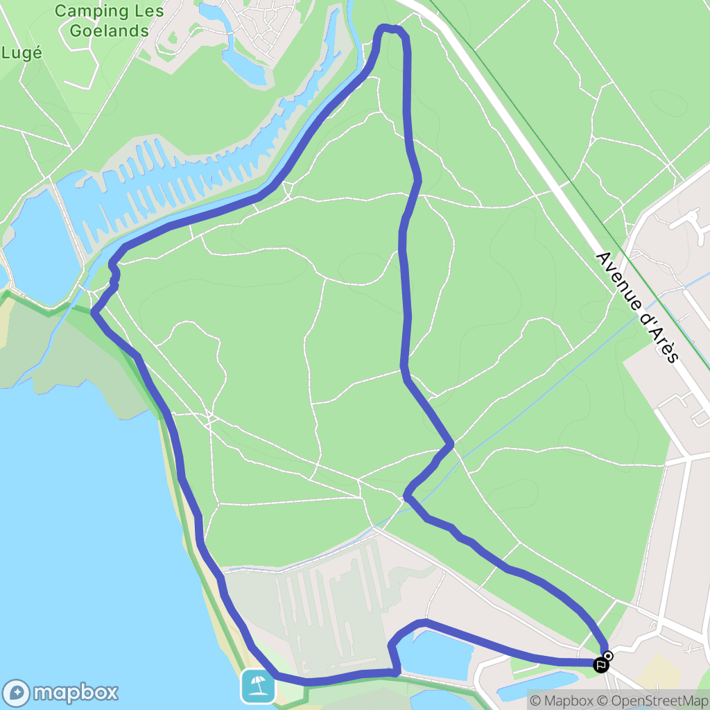 Andernos-les-Bains: routekaart voor buitenactiviteiten - France