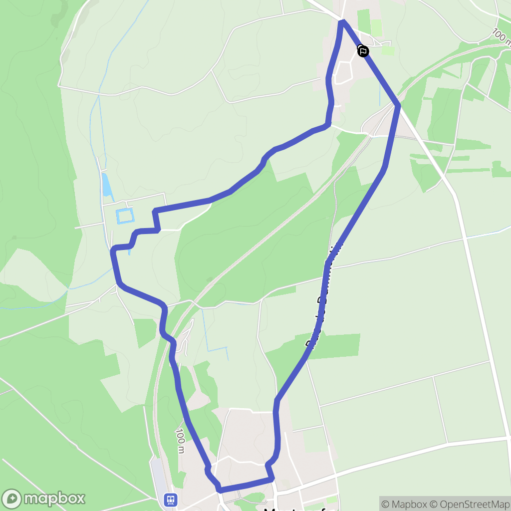 Dammartin-sur-Tigeaux : carte du parcours de randonnée - France