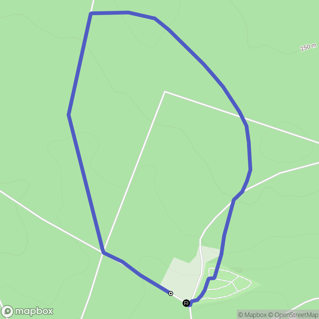 Sarralbe : carte du parcours de randonnée - France