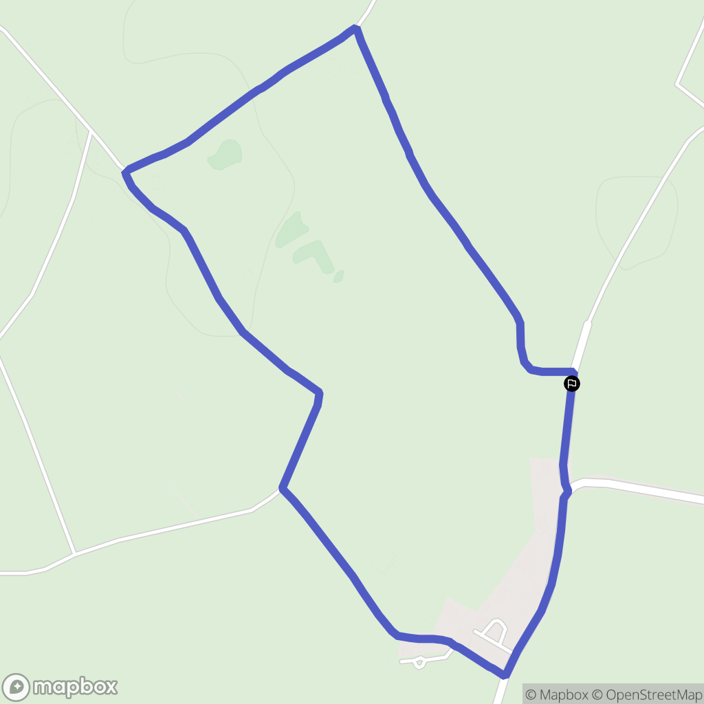 Aubigny-Les Clouzeaux : carte du parcours de randonnée - France