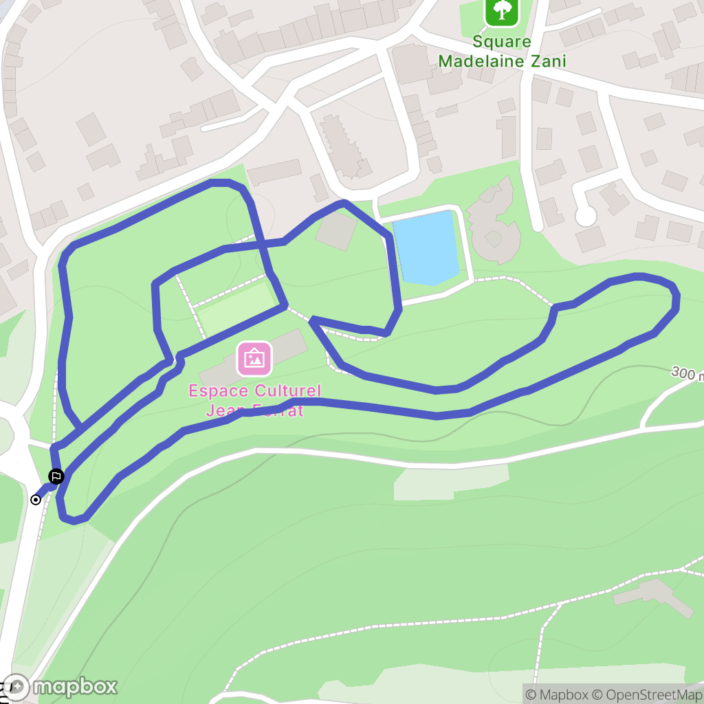 Longlaville : carte du parcours de randonnée - France