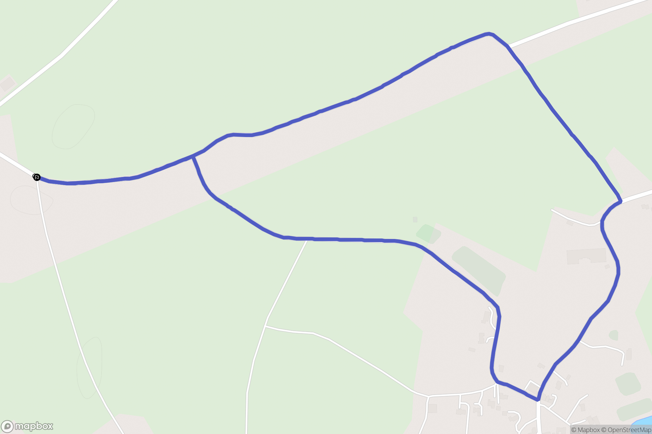 La Boissière-des-Landes : carte du parcours de randonnée - France